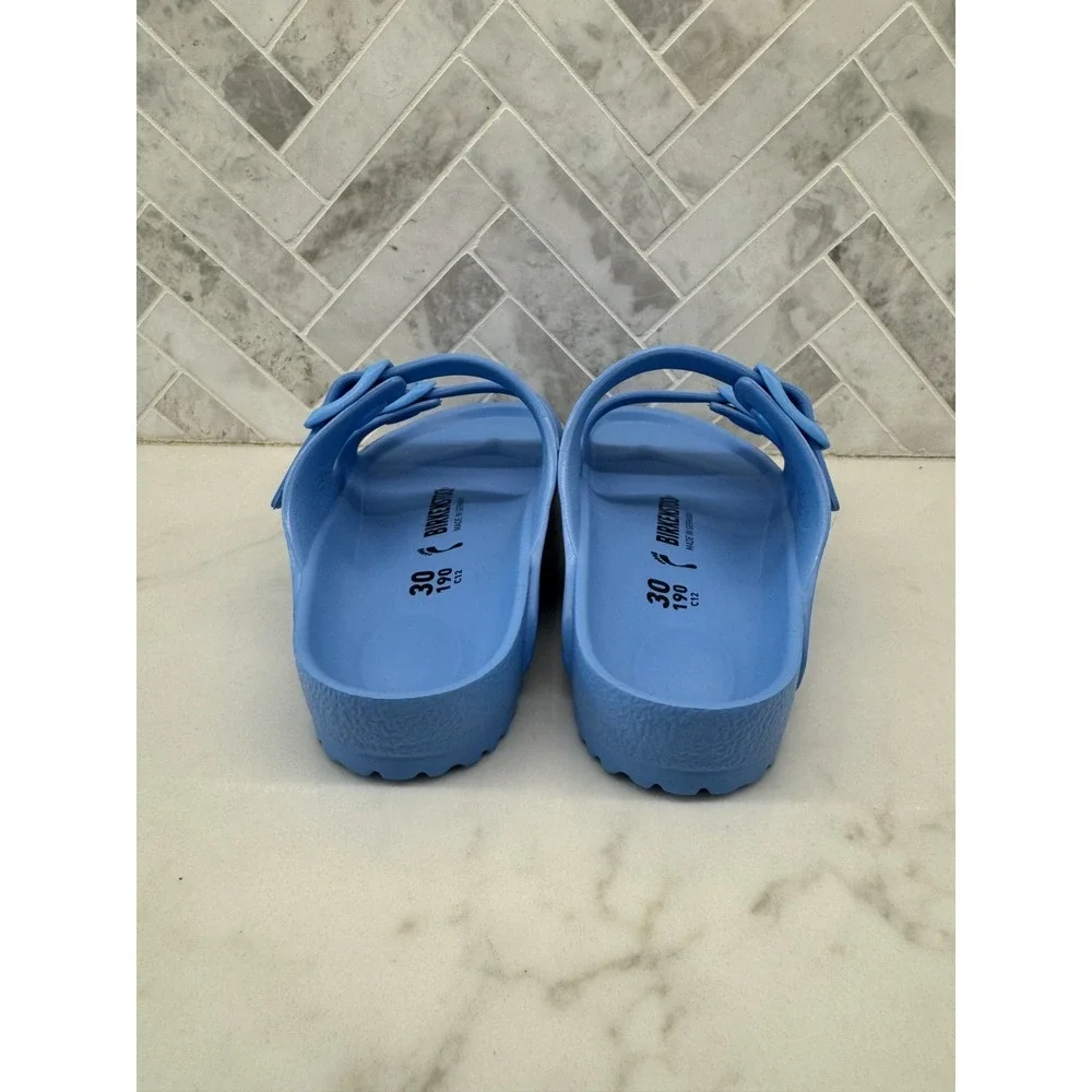 Birkenstock Arizona EVA Sandals Kids Youth Size 12 30 Sky Blue‎ Slip On Slides